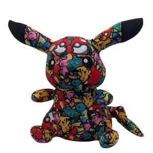 Pokemon x Thunderbolt Project Fragment Pikachu Multicolor Plush Limited Edition